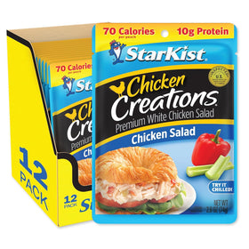 StarKist Chicken Creations Chicken Salad pouch ready-to-eat for quick meals.