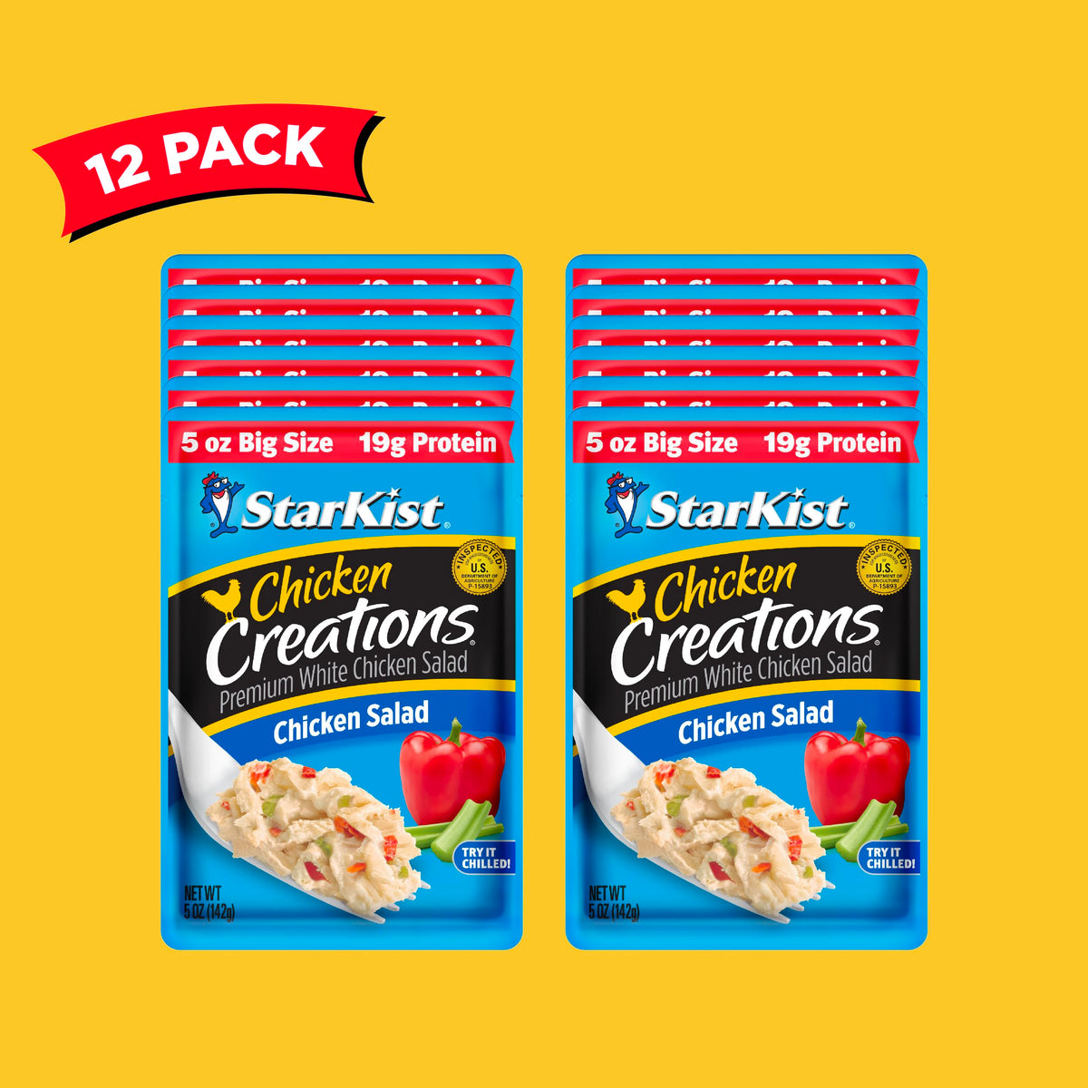 StarKist Chicken Creations crisp celery slices image — crunchy texture to elevate salads and wraps.