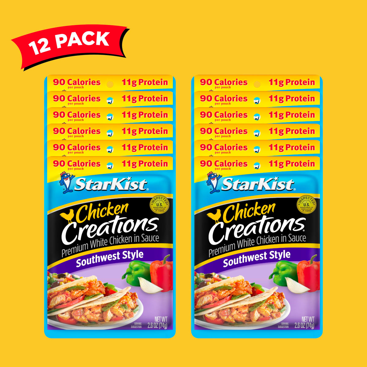 StarKist Chicken Creations peppers and onions for quick protein-packed salads or sandwiches.