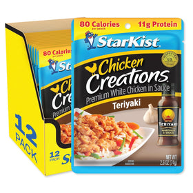 StarKist Chicken Creations Teriyaki pouch ready-to-eat for quick protein lunch