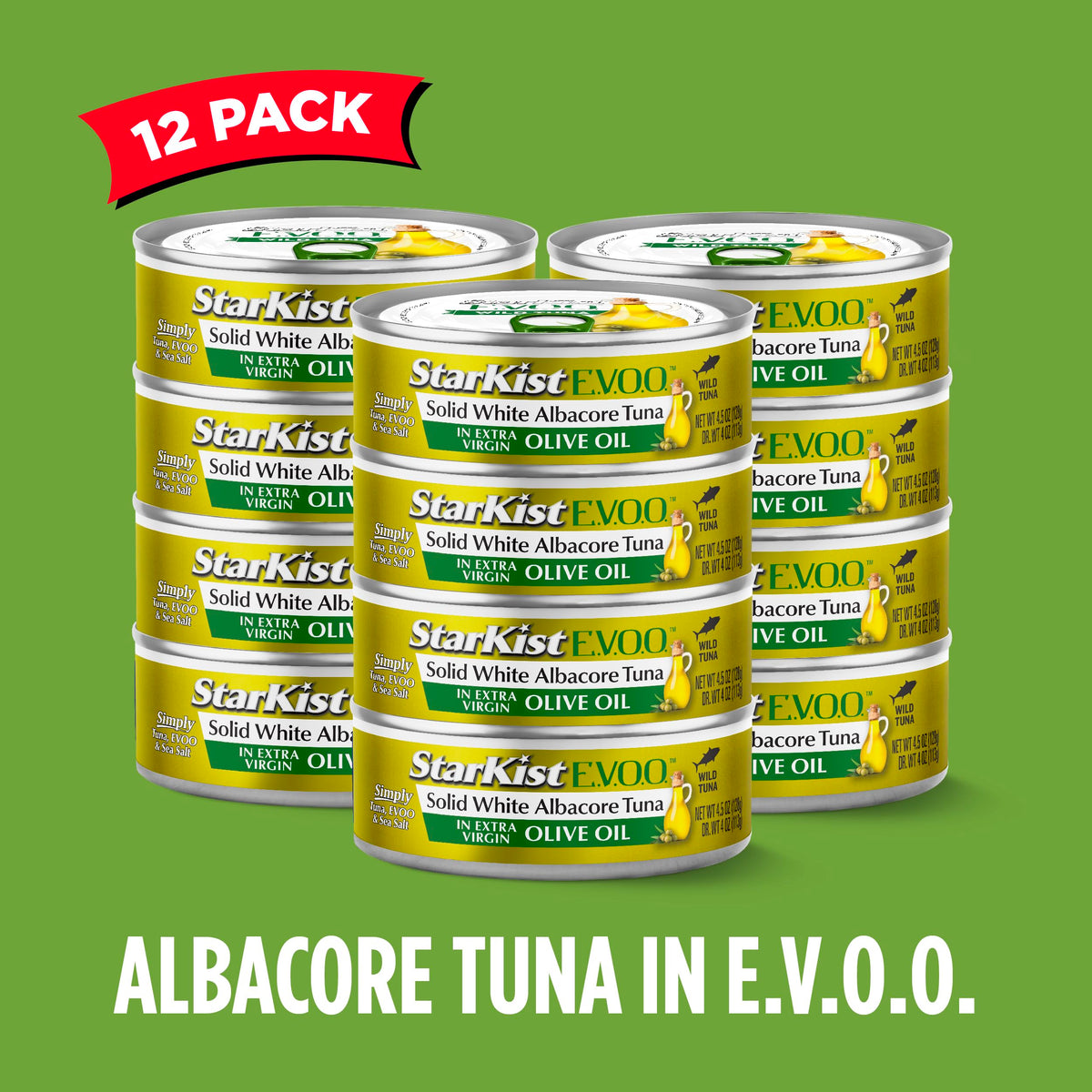StarKist EVOO tuna served in a salad adds juicy texture and omega-3 boost.