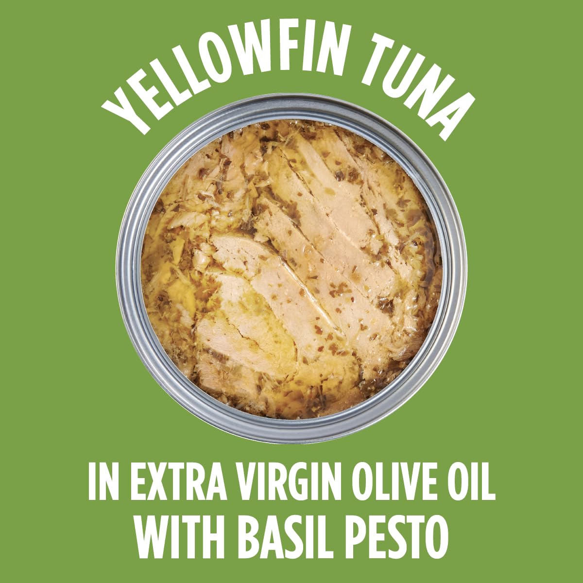 StarKist E.V.O.O. yellowfin tuna basil pesto atop crusty bread for panini