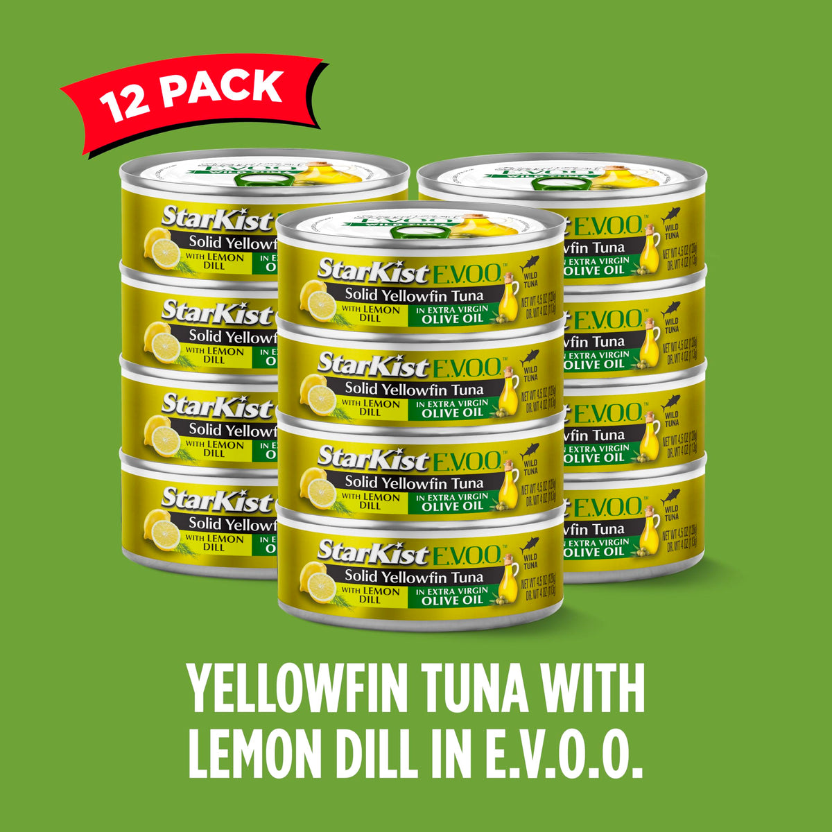 StarKist E.V.O.O. tuna on salad adds bright citrus flavor and protein
