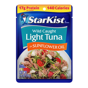 StarKist tuna pouch with 17g protein, ideal for protein-forward diets.