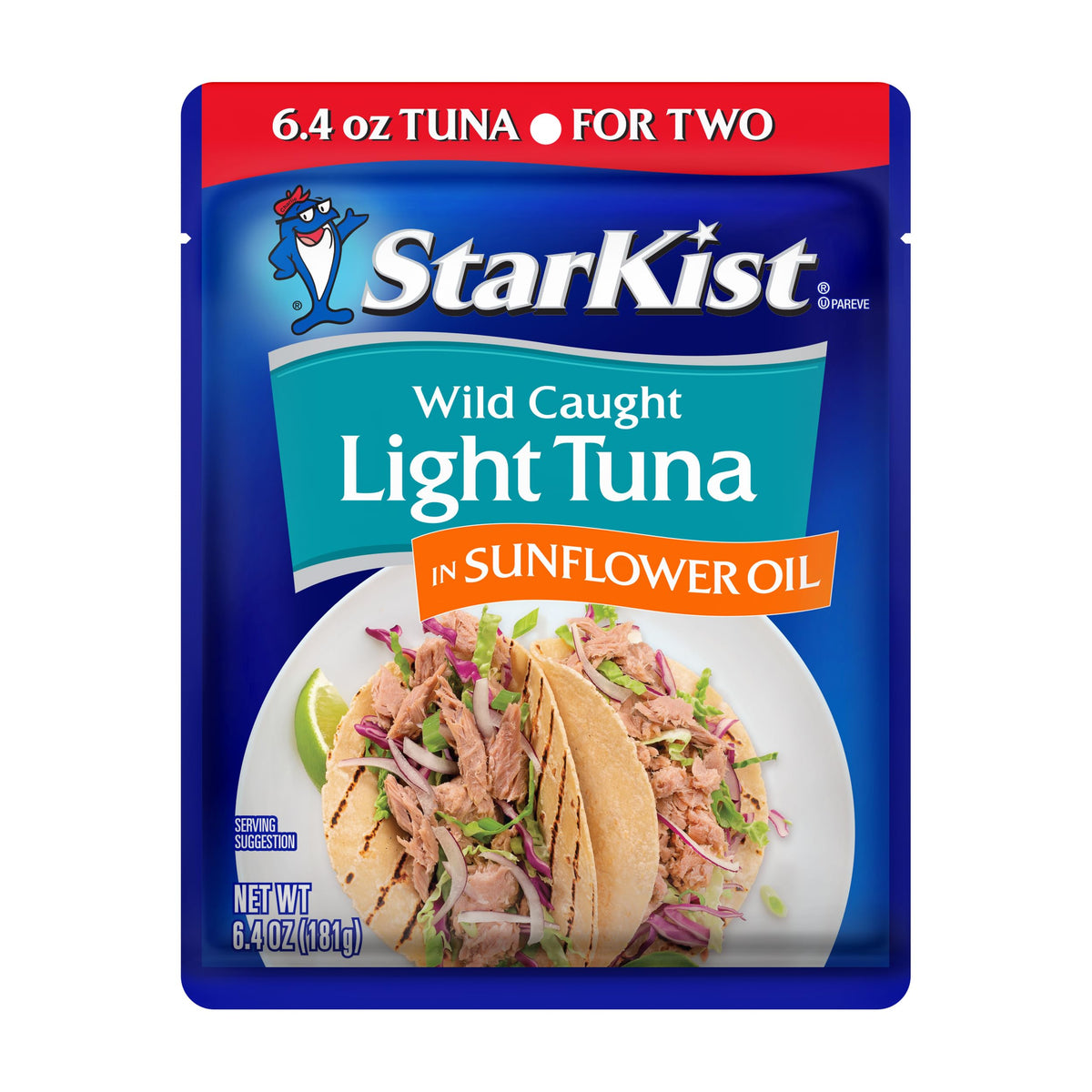 StarKist Light Tuna in Sunflower Oil pouch no drain design for quick meals