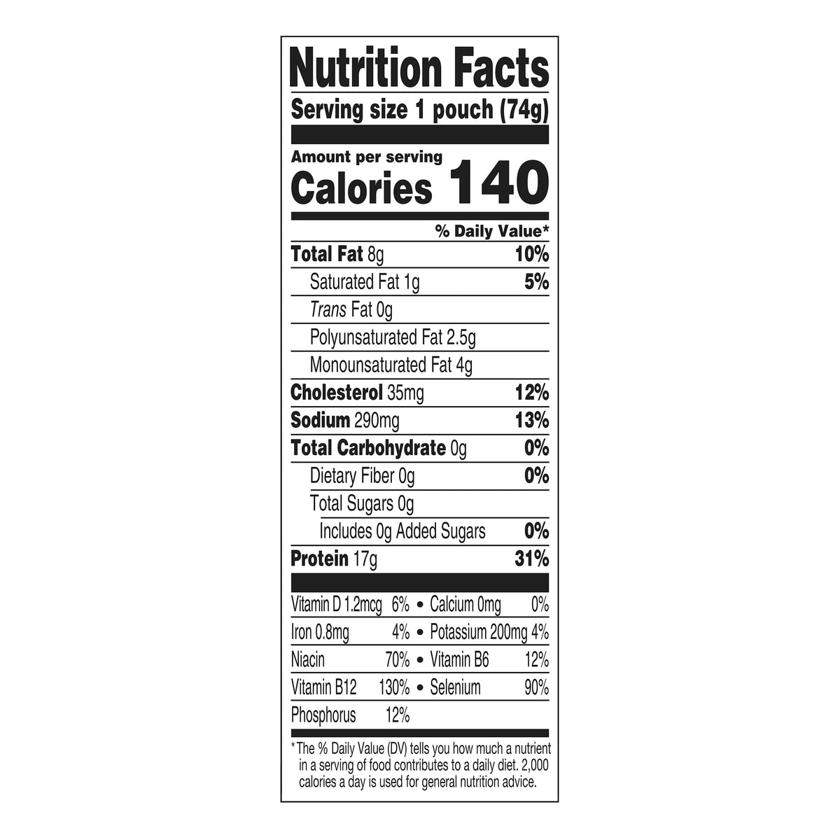 Travel-friendly StarKist tuna pouch snack pack for on-the-go.