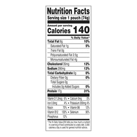 Travel-friendly StarKist tuna pouch snack pack for on-the-go.