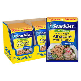 StarKist low-sodium albacore tuna in water pouch for on-the-go meals