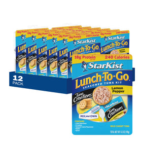 StarKist Lunch-To-Go Lemon Pepper tuna pouch for a quick protein-packed lunch