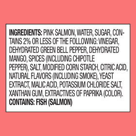 StarKist Salmon Creations Mango Chipotle pantry-friendly snack for office or travel.
