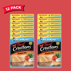 StarKist Sloppy Joe pouch heat-in-a-bowl for fast weeknight dinners.