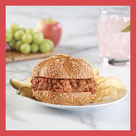 StarKist Sloppy Joe sandwich assembly with bold sauce and beef.