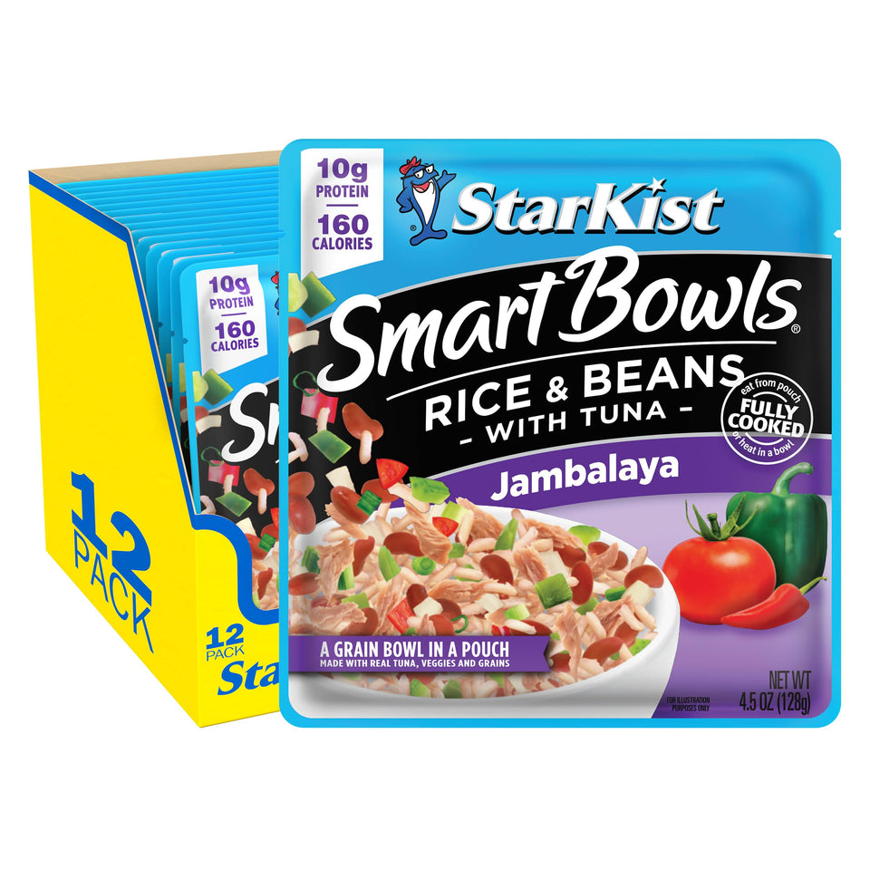 StarKist Smart Bowls Jambalaya pouch ready-to-eat with tuna and rice