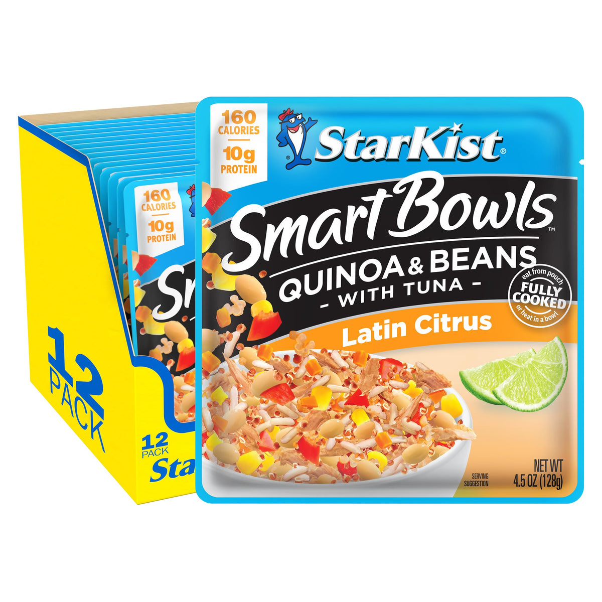 StarKist Smart Bowls Latin Citrus pouch with quinoa and tuna for a ready-to-eat lunch on the go