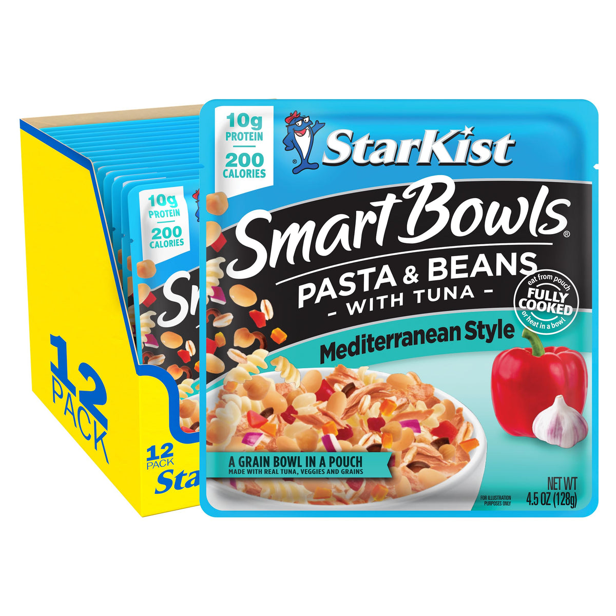StarKist Smart Bowls Mediterranean tuna with farro and beans for quick, flavorful meals.
