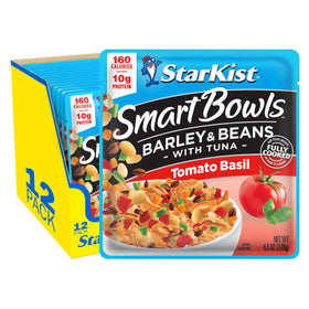 StarKist Smart Bowls Tomato Basil hero image shows ready-to-eat convenience for on-the-go meals.