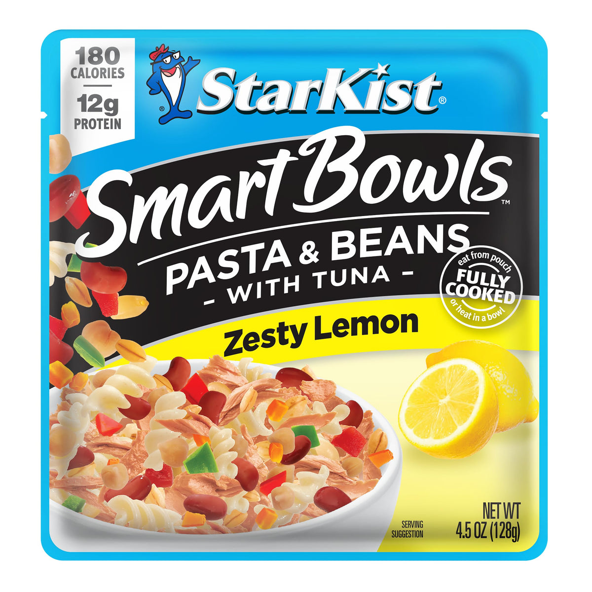 StarKist Smart Bowls Zesty Lemon ready-to-eat pouch for busy days.