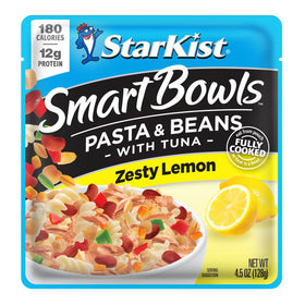 StarKist Smart Bowls Zesty Lemon ready-to-eat pouch for busy days.