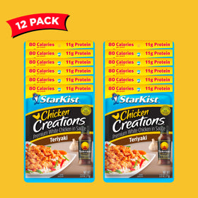 StarKist Teriyaki chicken pouch opened without draining for convenient use