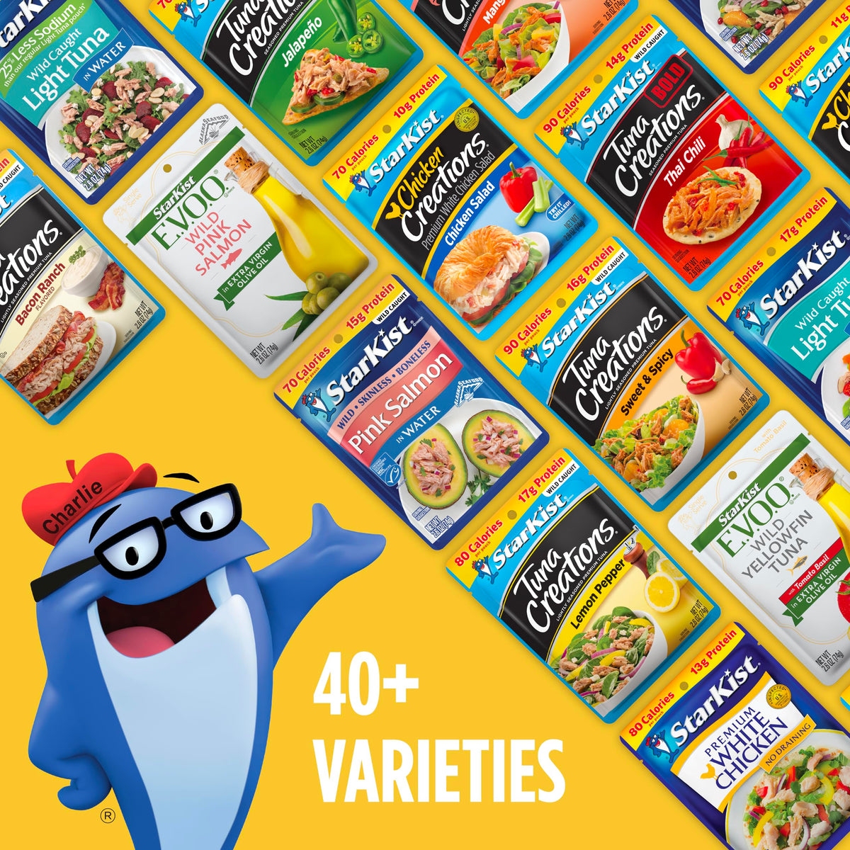 StarKist Teriyaki chicken pouch snack on the go, high-protein option