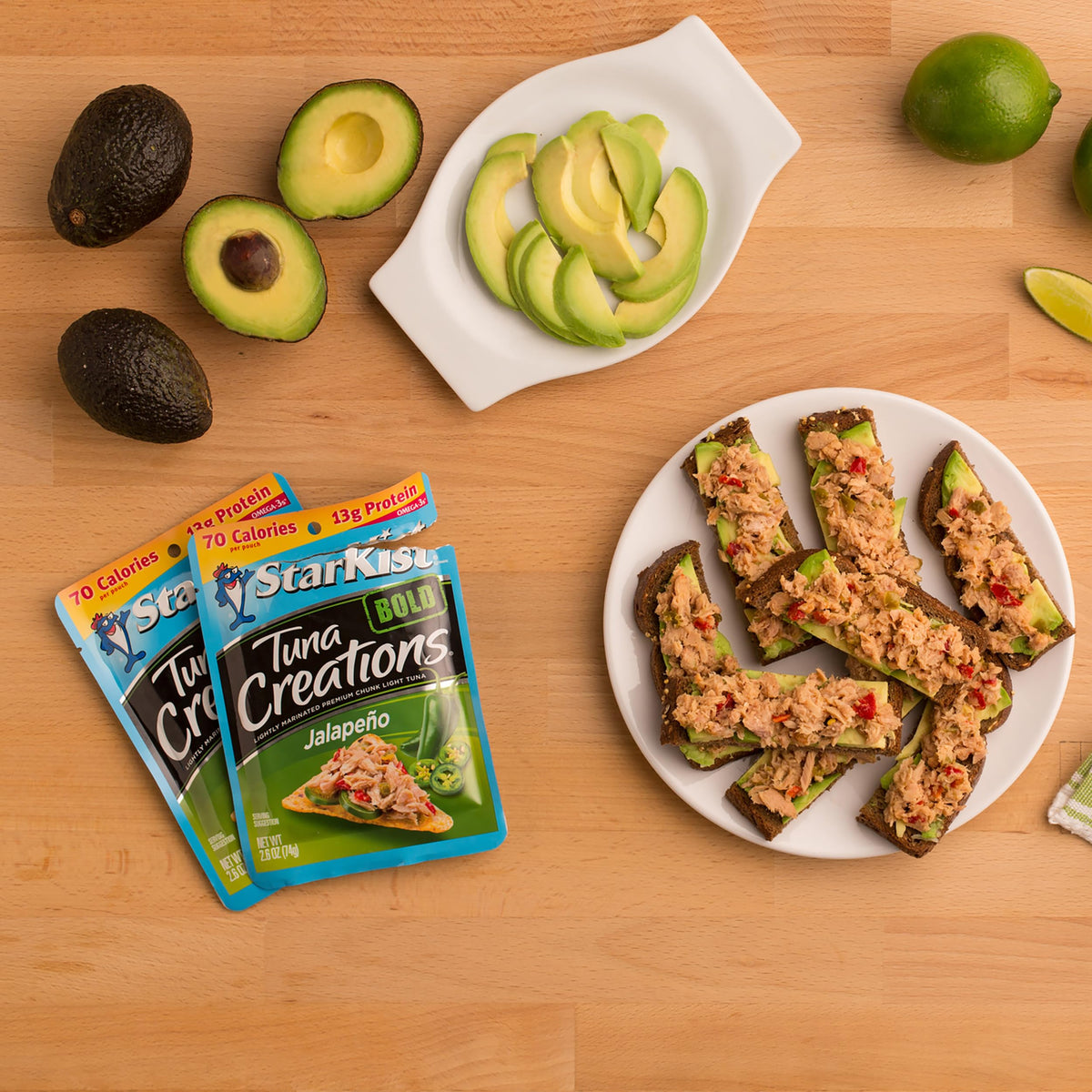 StarKist Tuna Creations Bold Jalapeño on sandwich for flavor-packed bites