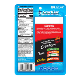 Gluten-free and soy-free StarKist Thai chili tuna supports diverse diets.
