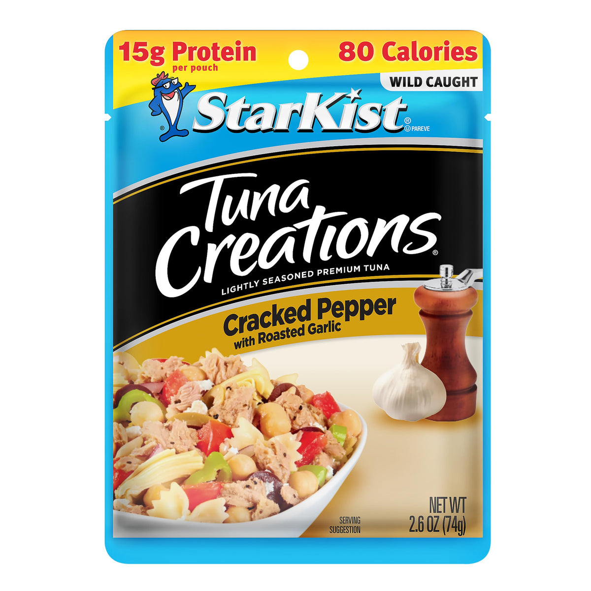StarKist Tuna Creations closeup showing tuna and spices ready to serve.