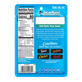 StarKist tuna salad ingredients with celery and water chestnuts for a crisp deli flavor