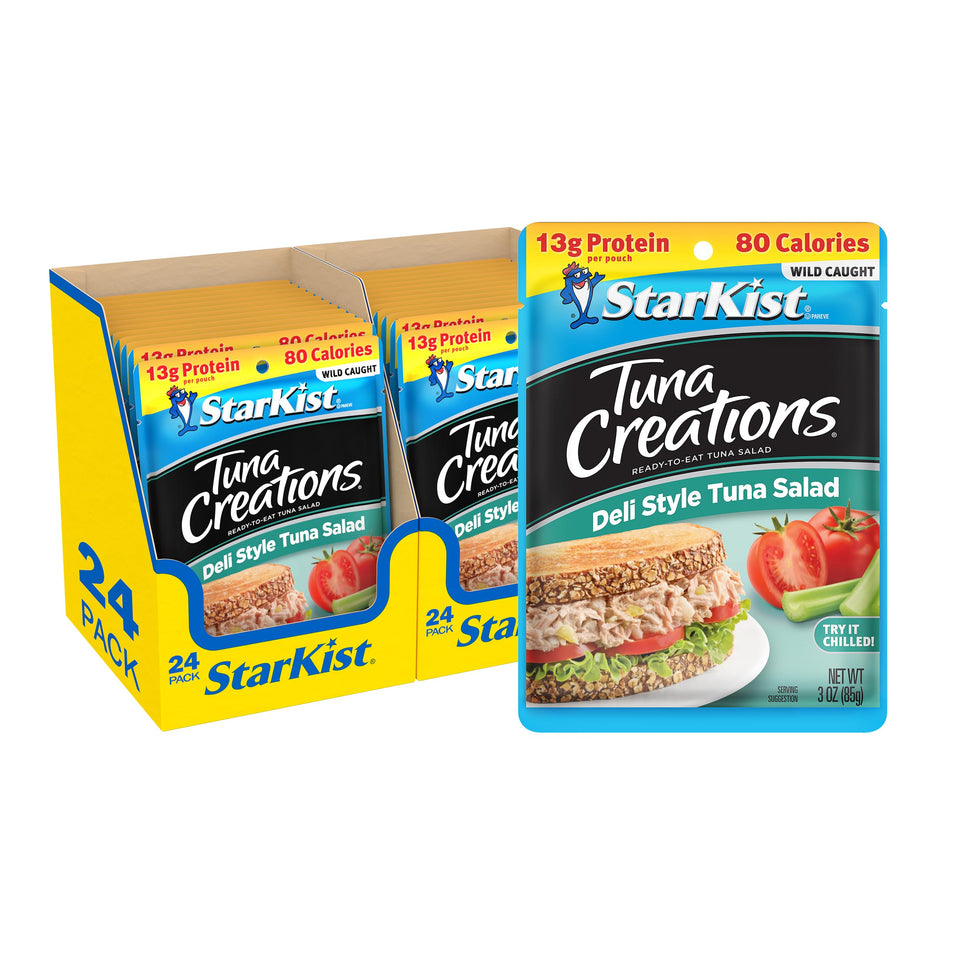 StarKist Deli Style tuna salad pouch ready to eat anywhere