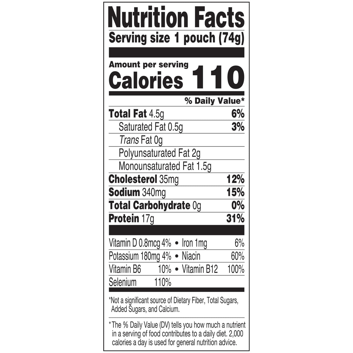 StarKist Tuna Creations Hickory Smoked pouch, protein-rich snack for high-protein diets.