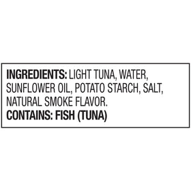 StarKist Hickory Smoked pouch atop salads, effortless topping for flavor and texture.