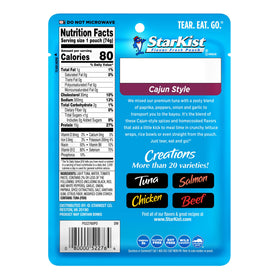 StarKist Tuna Creations high-protein 15g pouch—supports active lifestyles with lean tuna.
