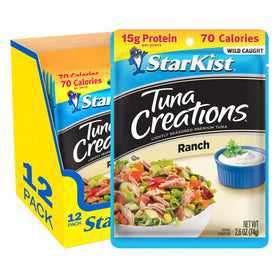 StarKist Tuna Creations Ranch pouch opened and ready for quick meals