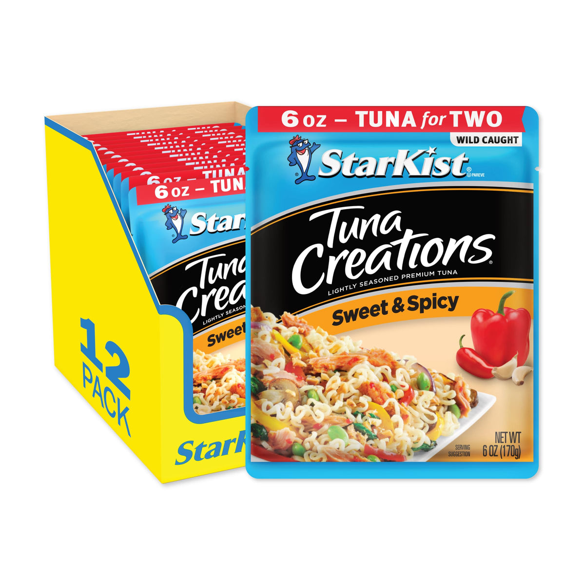 StarKist Tuna Creations Sweet & Spicy pouch in package for quick, protein‑packed meals