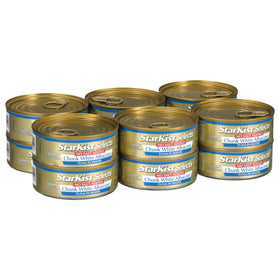 Low-sodium option with 35 mg per 2 oz serving from StarKist No Salt Added.