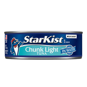 StarKist tuna in water 5oz can with a gluten-free label, ideal for gluten-conscious meals.