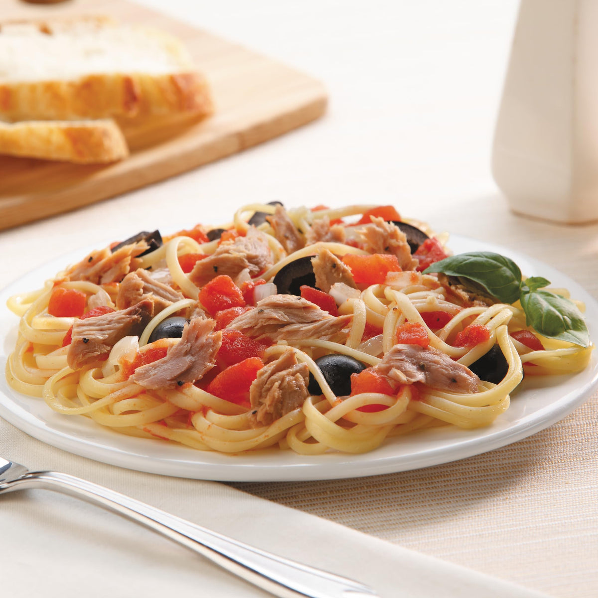 Pantry-ready StarKist tuna in water helps with meal planning.