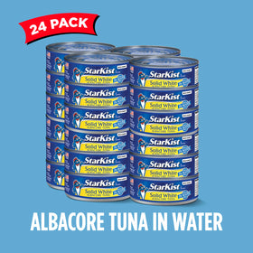 StarKist tuna nutrition label shows 26g protein per serving.