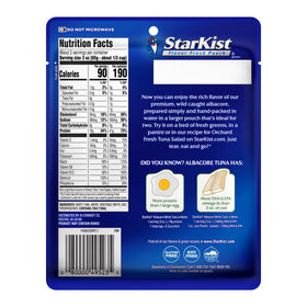 StarKist tuna on the go snack pouch in office tote