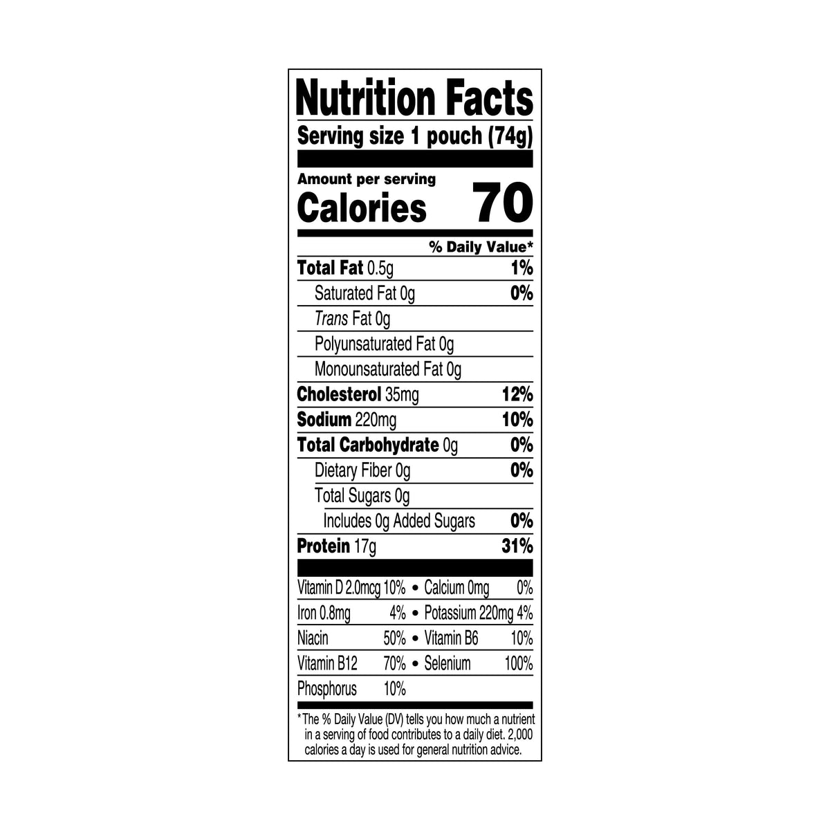 StarKist tuna pouch in a kitchen setting with a 24-pack.