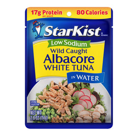StarKist albacore white tuna pouch ready to eat without draining