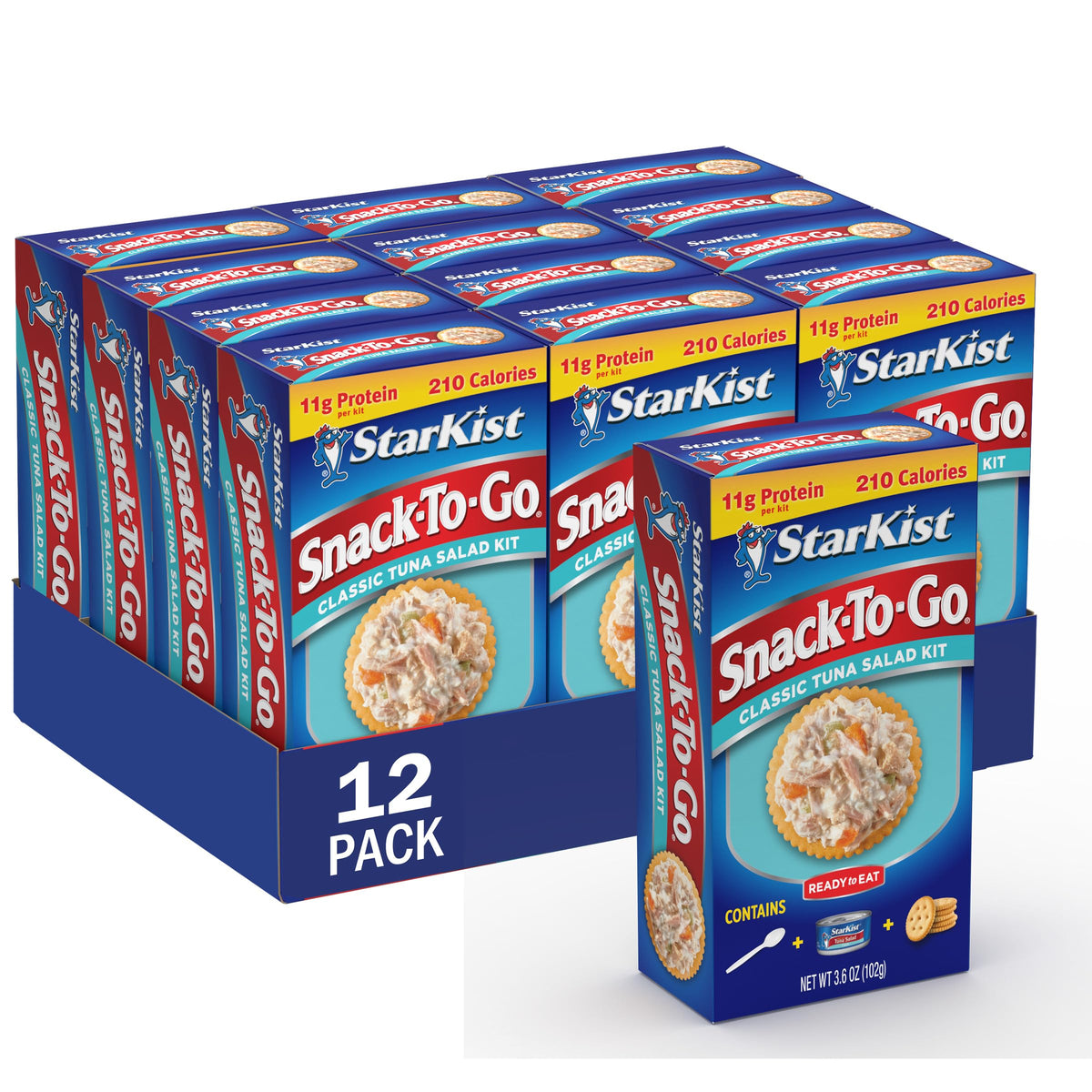 StarKist tuna salad serving idea with crackers for a balanced quick meal