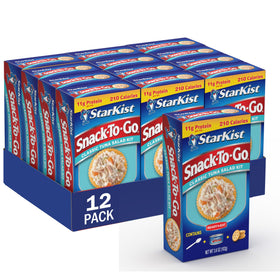 StarKist tuna salad serving idea with crackers for a balanced quick meal
