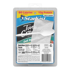 StarKist tuna salad ingredients including water chestnuts and celery for crisp texture