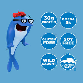 Wild caught, dolphin-safe tuna from StarKist provides clean taste and omega-3 support.