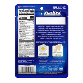 Wild caught StarKist tuna with protein and omega-3 in convenient pouch