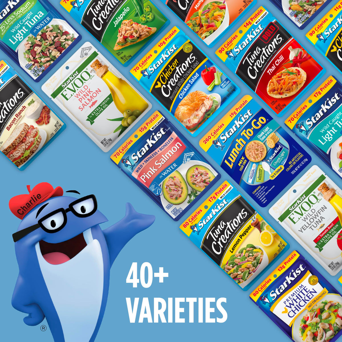 StarKist wild-caught tuna ingredients delivering a high-protein lunch option