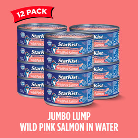 Opened StarKist Wild Pink Salmon can ready for quick meals.