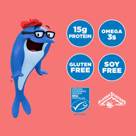 StarKist Wild Pink Salmon packaging front image highlights convenient single-serve 2.6 oz pouch.