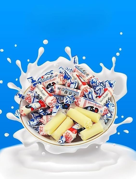 STARTZYK White Rabbit Candy ingredients list shows creamy milk and maltose for a smooth bite